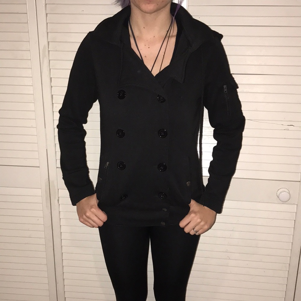 🇬🇧Miss London Black Multi-Pocket Jacket🇬🇧